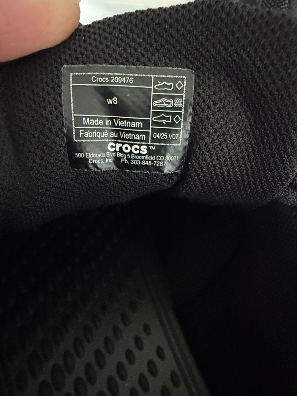 Crocs Black work shoes - Picture 5 of 5